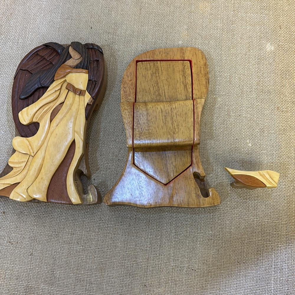 Angel / Goddess Wooden Puzzle Box